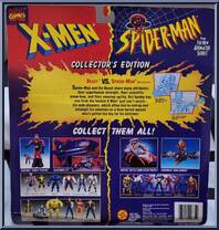 Beast vs. Spider-Man (Web Shooter) from Marvel - Wal-Mart 2-Packs manufactured by Toy Biz [Back]