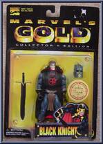 Black Knight from Marvel - Gold manufactured by Toy Biz [Front]