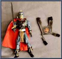 Black Knight from Marvel - Gold manufactured by Toy Biz [Loose]