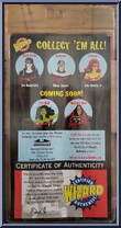Bullseye (Klaus Janson) from Marvel - Wizard Certified Authentic manufactured by Toy Biz [Back]