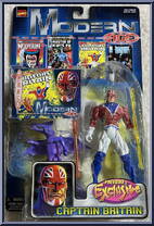Captain Britain from Marvel - Modern Age manufactured by Toy Biz [Front]