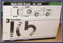 Hulk 4x4 Truck (Radio Controlled) from Marvel - Basic Series manufactured by AHI [Back]