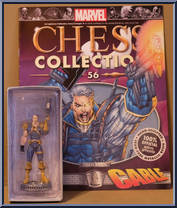 Cable from Marvel Chess Collection - Basic Series manufactured by Eaglemoss [Front]