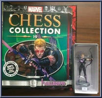 Hawkeye from Marvel Chess Collection - Basic Series manufactured by Eaglemoss [Front]