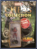 Klaw from Marvel Chess Collection - Basic Series manufactured by Eaglemoss [Front]