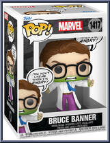 Bruce Banner (Don't Make Me Angry) from Marvel - Marvel Universe Pop! manufactured by Funko [Front]