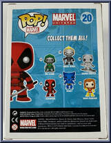 Deadpool (X-Force) from Marvel - Marvel Universe Pop! manufactured by Funko [Back]