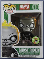 Ghost Rider (Metallic) from Marvel - Marvel Universe Pop! manufactured by Funko [Front]