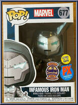 Infamous Iron Man (Glows in the Dark) from Marvel - Marvel Universe Pop! manufactured by Funko [Front]
