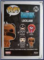 Lockjaw (Flocked) from Marvel - Marvel Universe Pop! manufactured by Funko [Back]