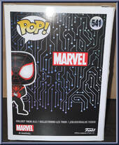 Miles Morales (Gamer) (Masked) from Marvel - Marvel Universe Pop! manufactured by Funko [Back]