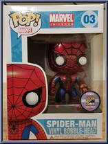 Spider-Man (Metallic) from Marvel - Marvel Universe Pop! manufactured by Funko [Front]