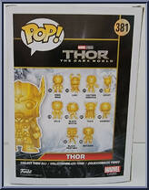 Thor (Gold Chrome) from Marvel - Marvel Stud10s Pop! manufactured by Funko [Back]
