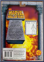 Invisible Woman (Short Hair) from Marvel - Hall of Fame - Series 1 manufactured by Toy Biz [Back]