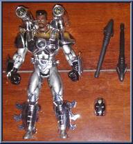 War Machine from Marvel - Hall of Fame - Unmasked manufactured by Toy Biz [Loose]