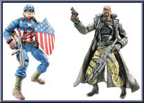 Ultimate Nick Fury / Ultimate Captain America Action Figure