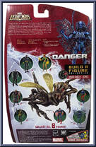 Danger from Marvel Legends - Queen Brood Series manufactured by Hasbro [Back]
