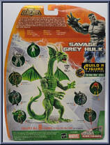 Hulk (Savage Grey) from Marvel Legends - Fin Fang Foom Series manufactured by Hasbro [Back]