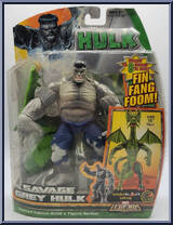 Hulk (Savage Grey) from Marvel Legends - Fin Fang Foom Series manufactured by Hasbro [Front]
