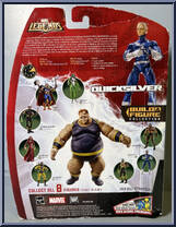 Quicksilver (Blue) from Marvel Legends - Blob Series manufactured by Hasbro [Back]