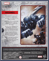 Archangel from Marvel Legends - Infinite Series - X-Force manufactured by Hasbro [Back]