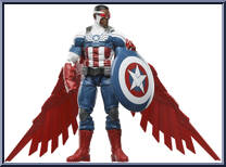 Captain America (Sam Wilson) from Marvel Legends - Infinite Series - Exclusives manufactured by Hasbro [Loose]