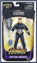 Captain America from Marvel Legends - Infinite Series - Thanos - Infinity War Series manufactured by Hasbro [Front]