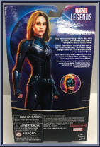 Captain Marvel (Starforce) from Marvel Legends - Infinite Series - Exclusives manufactured by Hasbro [Back]
