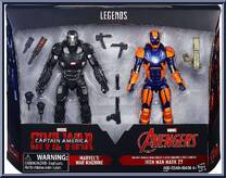 Civil War 2-Pack (War Machine / Iron Man Mark 27) from Marvel Legends - Infinite Series - Exclusives manufactured by Hasbro [Front]