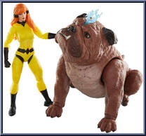 Crystal / Lockjaw (Inhumans) Action Figure