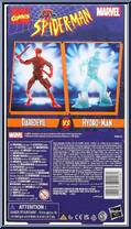 Daredevil vs Hydro-Man from Marvel Legends - Infinite Series - Spider-Man - Animated Series manufactured by Hasbro [Back]