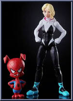 Gwen Stacy (with Spider-Ham) from Marvel Legends - Infinite Series - Stilt-Man Series manufactured by Hasbro [Loose]