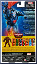 Iron Man (Stealth) from Marvel Legends - Infinite Series - Ursa Major Series manufactured by Hasbro [Back]