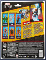 Iron Man (Ultimate Iron Man) from Marvel Legends - Infinite Series - Comic Accessories manufactured by Hasbro [Back]