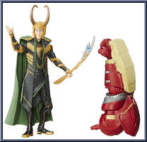 Loki from Marvel Legends - Infinite Series - Hulkbuster 'Best Of Avengers' Series manufactured by Hasbro [Loose]
