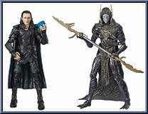 Loki / Corvus Glaive from Marvel Legends - Infinite Series - Exclusives manufactured by Hasbro [Loose]