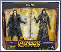 Loki / Corvus Glaive from Marvel Legends - Infinite Series - Exclusives manufactured by Hasbro [Front]