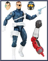 Nick Fury from Marvel Legends - Infinite Series - Giant Man Series manufactured by Hasbro [Loose]