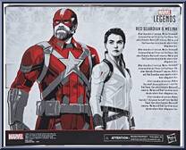 Red Guardian / Melina from Marvel Legends - Infinite Series - Multi-Packs manufactured by Hasbro [Back]