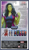 She-Hulk from Marvel Legends - Infinite Series - Infinity Ultron Series manufactured by Hasbro [Back]