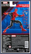 Spider-Man (Amazing Fantasy) from Marvel Legends - Infinite Series - Exclusives manufactured by Hasbro [Back]