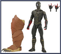 Spider-Man (Black & Gold Suit) from Marvel Legends - Infinite Series - Armadillo Series manufactured by Hasbro [Loose]