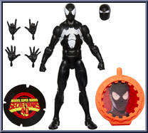 Spider-Man (Black Suit) from Marvel Legends - Infinite Series - Secret Wars manufactured by Hasbro [Loose]
