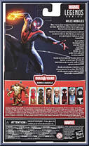 Spider-Man (Miles Morales) (Gamerverse) from Marvel Legends - Infinite Series - Armadillo Series manufactured by Hasbro [Back]