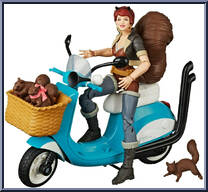 Squirrel Girl (with Scooter) from Marvel Legends - Infinite Series - Vehicles manufactured by Hasbro [Loose]