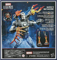 War Machine from Marvel Legends - Infinite Series - Deluxe manufactured by Hasbro [Back]