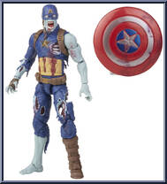 Zombie Captain America from Marvel Legends - Infinite Series - Watcher Series manufactured by Hasbro [Loose]