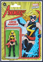 Carol Danvers from Marvel Legends - Retro - Basic Series manufactured by Hasbro [Front]