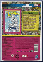 Iceman from Marvel Legends - Retro - Basic Series manufactured by Hasbro [Back]