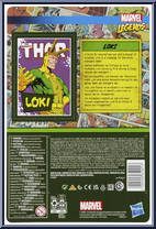 Loki from Marvel Legends - Retro - Basic Series manufactured by Hasbro [Back]
